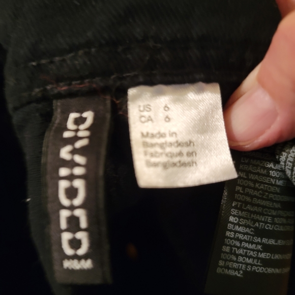 Divided skirt black - Picture 2 of 3